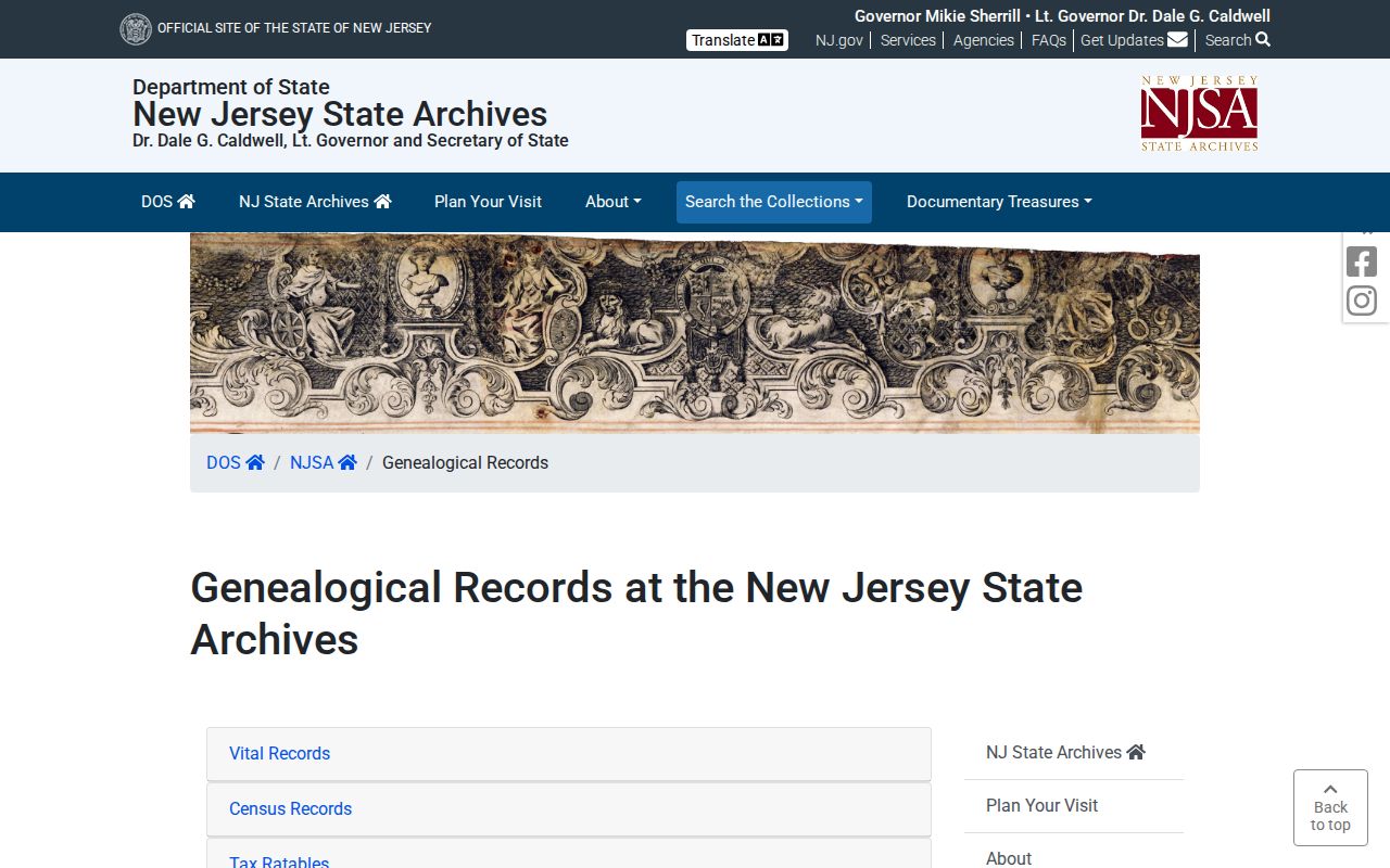 Winslow Township city directory family-history follow-up at New Jersey State Archives genealogy collections